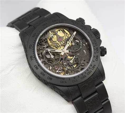 rolex with skulls|Rolex skull watch.